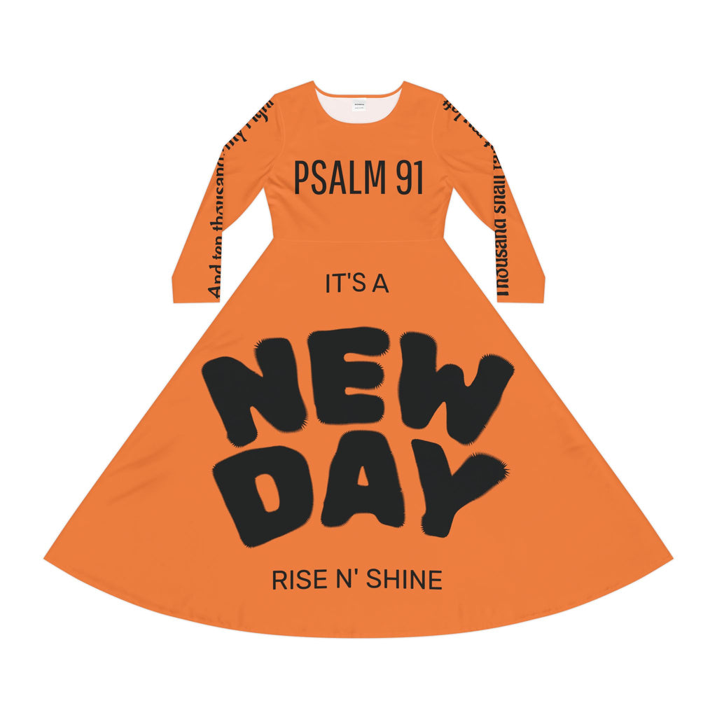 Women's Long Sleeve Dance Dress (AOP)